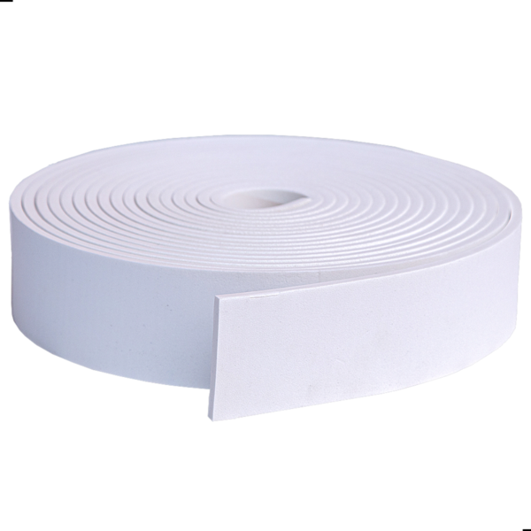 Rodapé Roda Meio Flexível Autocolante 7cm - 10 Mts  7cliso