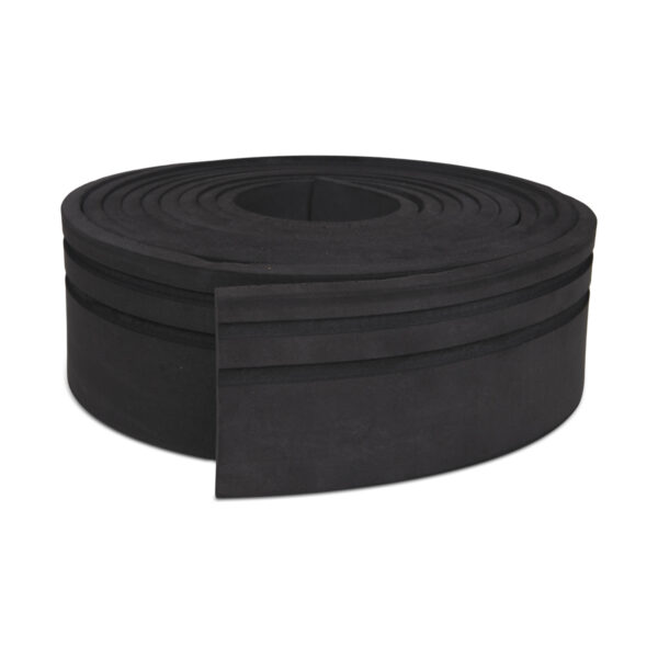 Rodapé Moldura Autocolante Eva Flexível 10cm 10 Metros 10c2f Preto