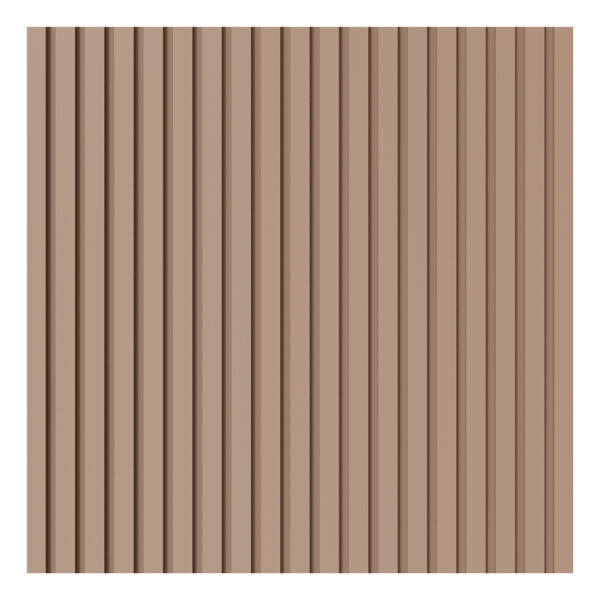 Painel Ripado Laminado 10cm Eva Autocolante Play Creme 10 MT - Imagem 5