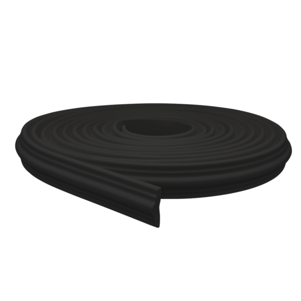 Boiserie Rodameio Eva Autocolante 3,3cm Flex 10 Metros Preto