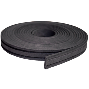 Rodapé Boiserie Autocolante Flexível Preto 5cm 5 Mts - 5c2