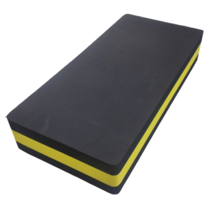 Step Eva Academia Fitness Aeróbica Ginástica Amarelo e Preto