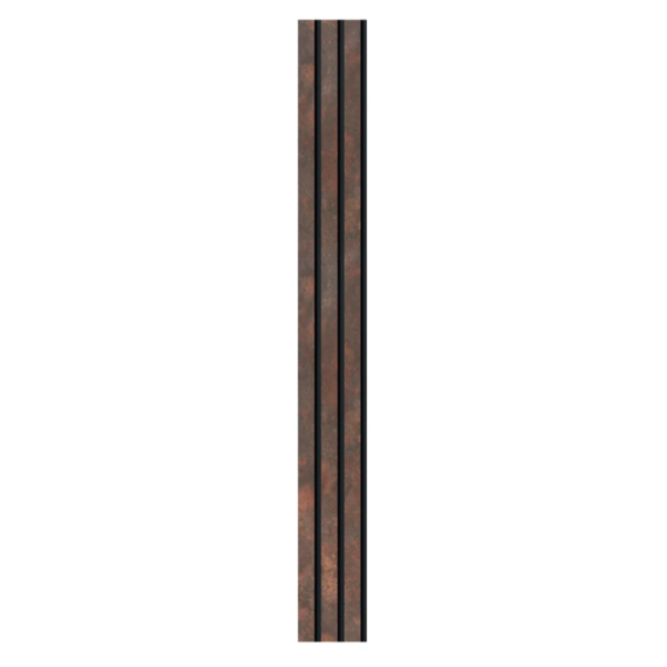 Eva Rodape Meia Parede Ripado Laminado 10cm 1,1m - Urban Corten