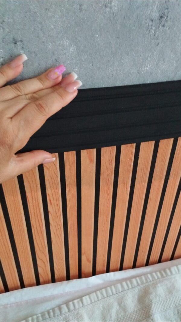 Rodapé Boiserie Autocolante Flexível Preto 5cm 5 Mts - 5c2 - Imagem 4
