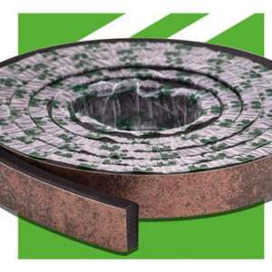 Eva Rodapé Acabamento Ripado Laminado 2,5m - Urban Bronze