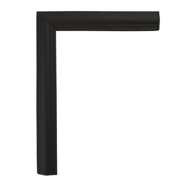 Boiserie Rodameio Eva Autocolante 3,3cm Flex 10 Metros Preto - Imagem 3
