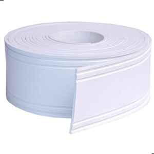 Rodapé Moldura Autocolante Eva Flexível 14cm Largura 10 Mts