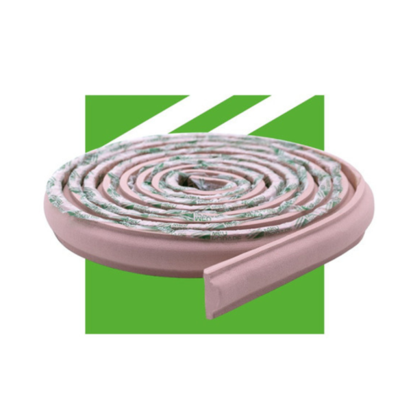 Rodameio Boiserie Moldura Eva Autocolante 2,5cm - 2,5mt Rosa - Imagem 2