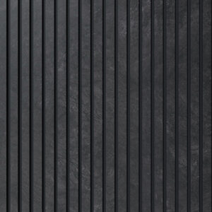 Painel Ripado Laminado 10cm Black Eva Autocolante 2,5 Metros