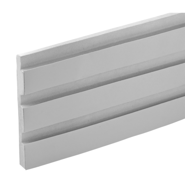 PAINEL RIPADO AUTOCOLANTE MEU RODAPE LINHA PLAY CINZA 10M laminado - Imagem 3