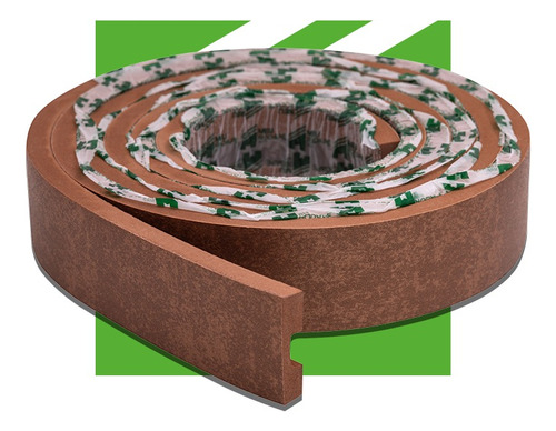 Eva Rodape Acabamento Ripado Laminado 2,5m - Urban Bronze+ - Imagem 2