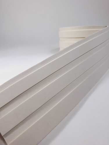Painel Ripado Decorativo Eva Autocolante 10cm 2,5m Off-White - Imagem 4