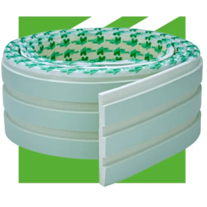 Painel Ripado Laminado 10cm Eva Autocolante Play Verde 2,5 MT