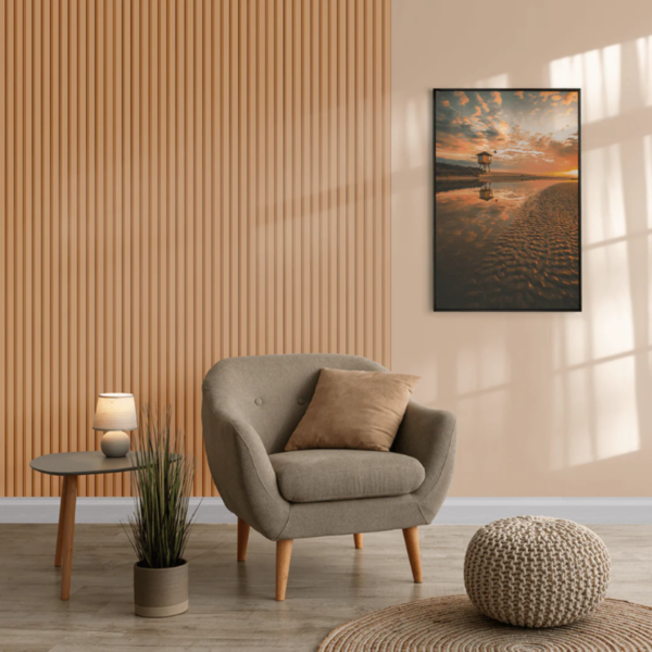Painel Ripado Laminado 10cm Eva Autocolante Play Creme 10 MT - Imagem 14