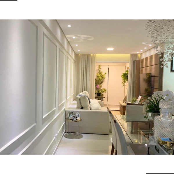 Rodameio Boiserie Moldura Eva Autocolante Meu Rodapé 10 Mts - Imagem 4