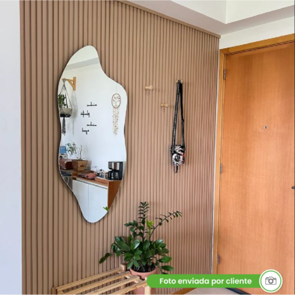 Painel Ripado Laminado 10cm Eva Autocolante Play Creme 10 MT - Imagem 12