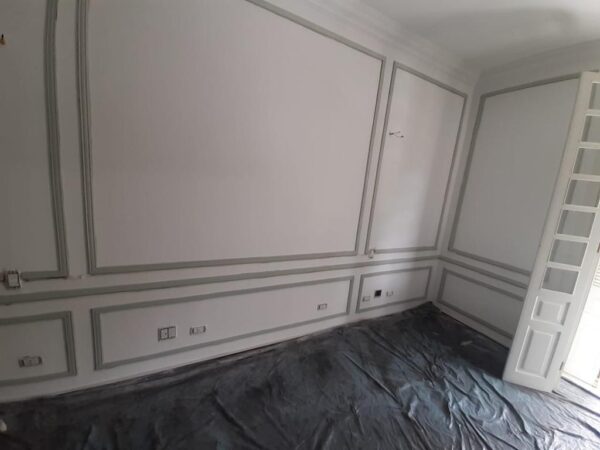 Boiserie Rodapé Autocolante Roda Meio Eva Flexível 3,5cm 5MT - Imagem 2