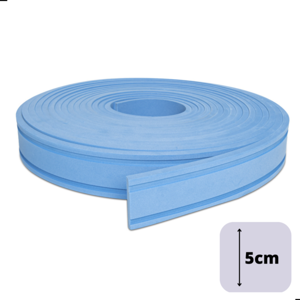 EVA Flexível 5cm  de largura 10 metros - Modelo  5c2 Cor  Azul