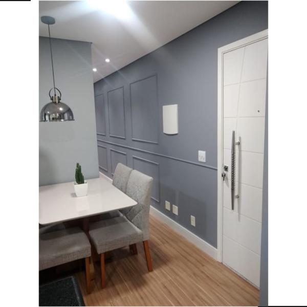 Rodameio Boiserie Moldura Eva Autocolante Meu Rodapé 10 Mts - Imagem 2