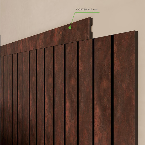 Eva Rodape Acabamento Painel Meu Rodapé 2,5m - Urban Corten+ - Imagem 2
