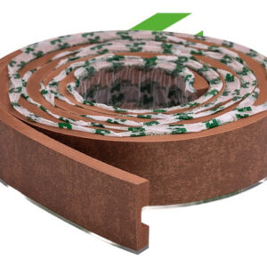 Eva Rodape Acabamento Ripado Laminado 2,5m - Urban Bronze+