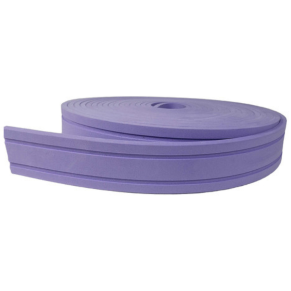 Rodapé Moldura Autocolante Flexível 5cm Boiserie 5 mts Lilás - Imagem 3