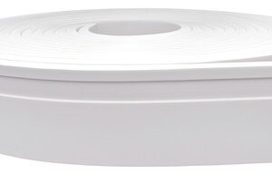 Rodape EVA Flexível Autocolante 7cm Rolo 5M Branco - RP16