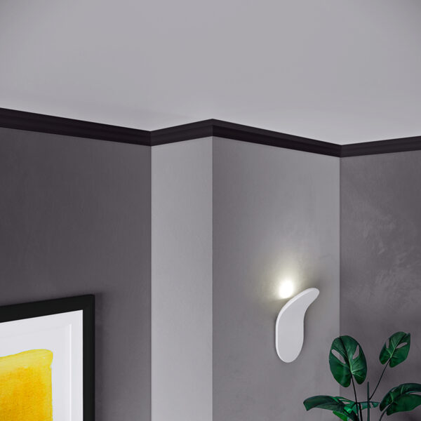 RodaTeto Flexível Eva Autocolante 5x1cm -Rt340 5 mts Preto - Imagem 4