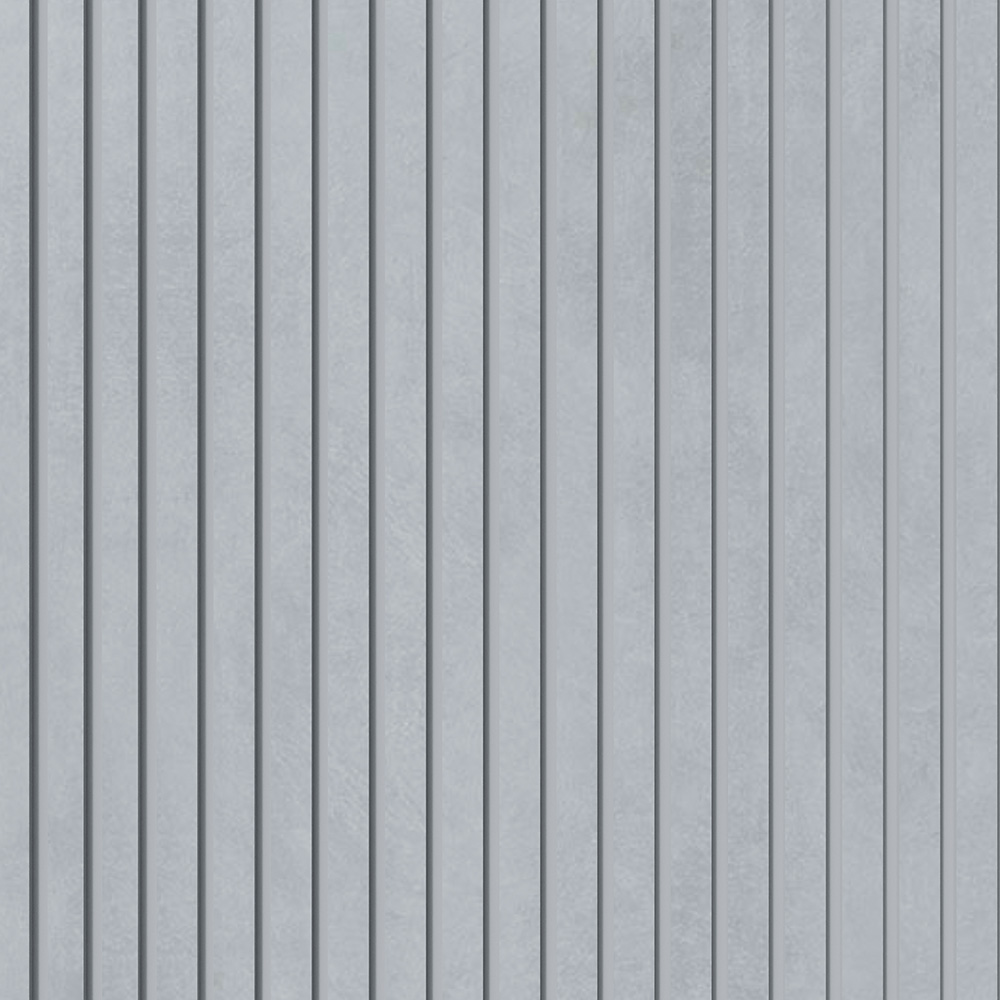 Painel Ripado Laminado 10cm White Eva Autocolante 10 Metros