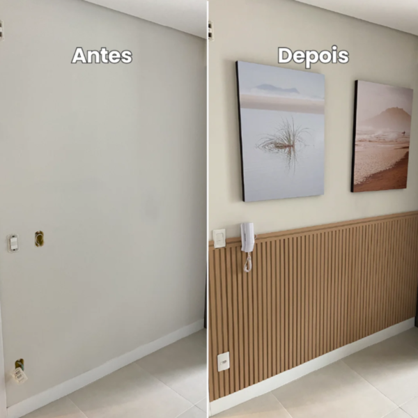 Painel Ripado Laminado 10cm Eva Autocolante Play Creme 10 MT - Imagem 13