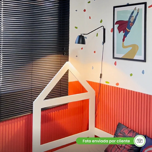 Painel Ripado Meu Rodape 7cm Meia Parede Autocolante Outlet - Imagem 8