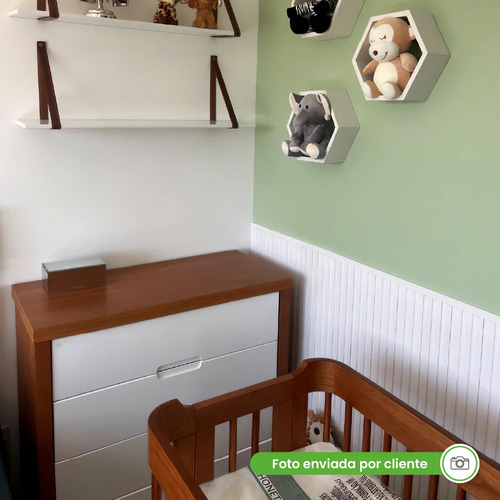 Painel Ripado Meu Rodape 7cm Meia Parede Autocolante Outlet - Imagem 7