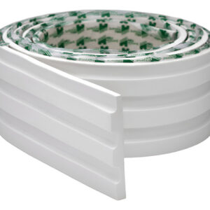 Painel Ripado 7cm Flexivel Autocolante Branco 10mt Outlet