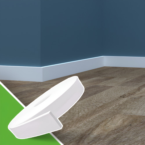 Rodapé EVA 7cm 15mm 3mt RP43 Outlet - Imagem 2