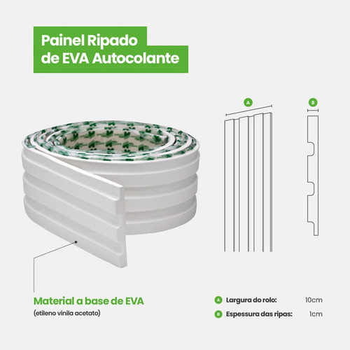Ripado 10cm Ripado 3M Outlet - Imagem 5